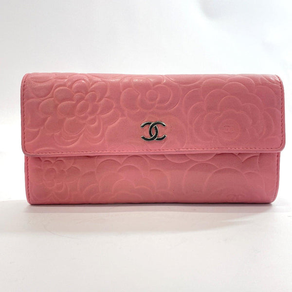 CHANEL purse Camelia leather pink Women Used - JP-BRANDS.com