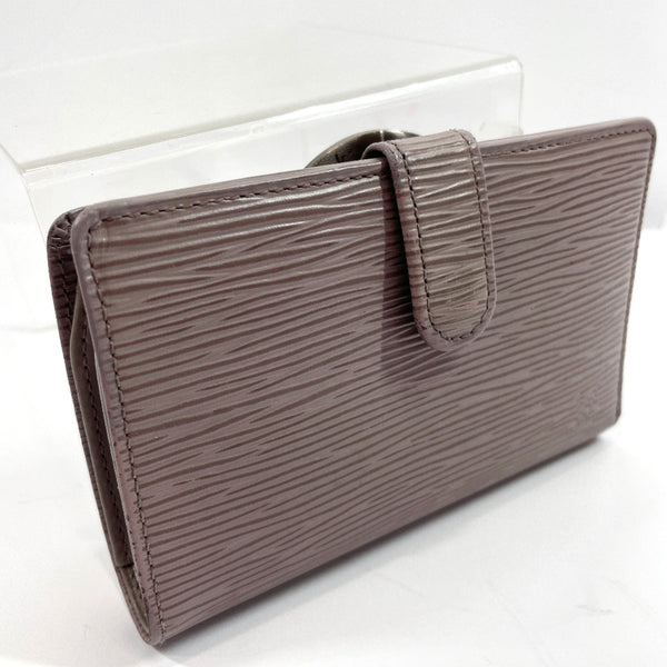 LOUIS VUITTON wallet M6324B Portonet Bie Vienova purse with a clasp Epi Leather purple Women Used