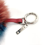 FENDI key ring Pom pom charm Fox/leather multicolor Women Used - JP-BRANDS.com