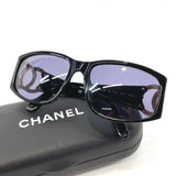 CHANEL sunglasses 02461 94305 COCO Mark Synthetic resin black Women Used - JP-BRANDS.com