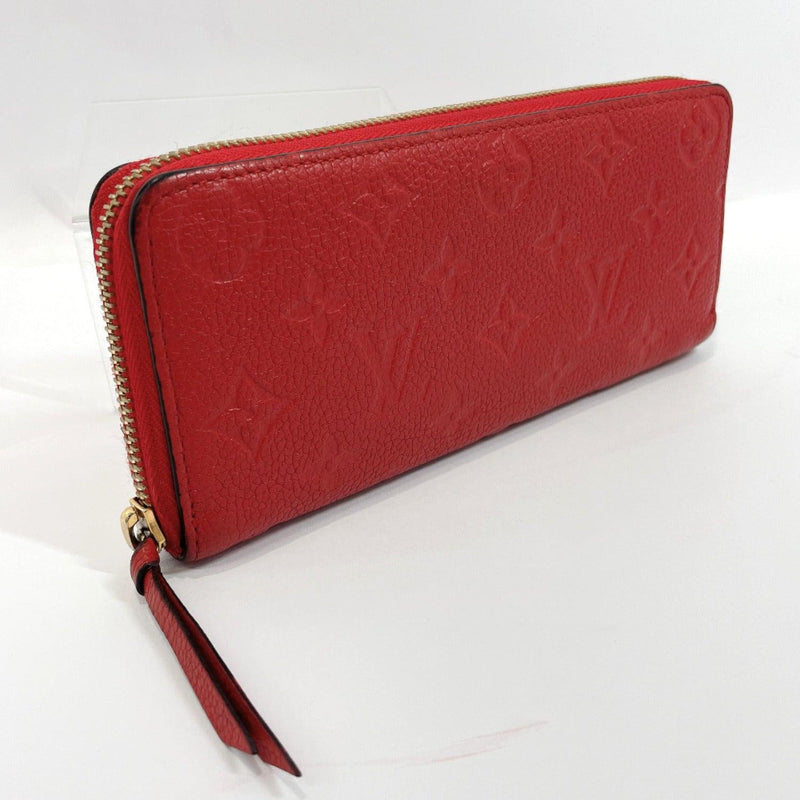 LOUIS VUITTON purse M63698 Portefeiulle Clement Monogram unplant Red Women Used - JP-BRANDS.com