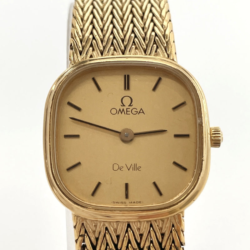 OMEGA Watches 1375 De Ville Quartz vintage Stainless Steel gold Women Used