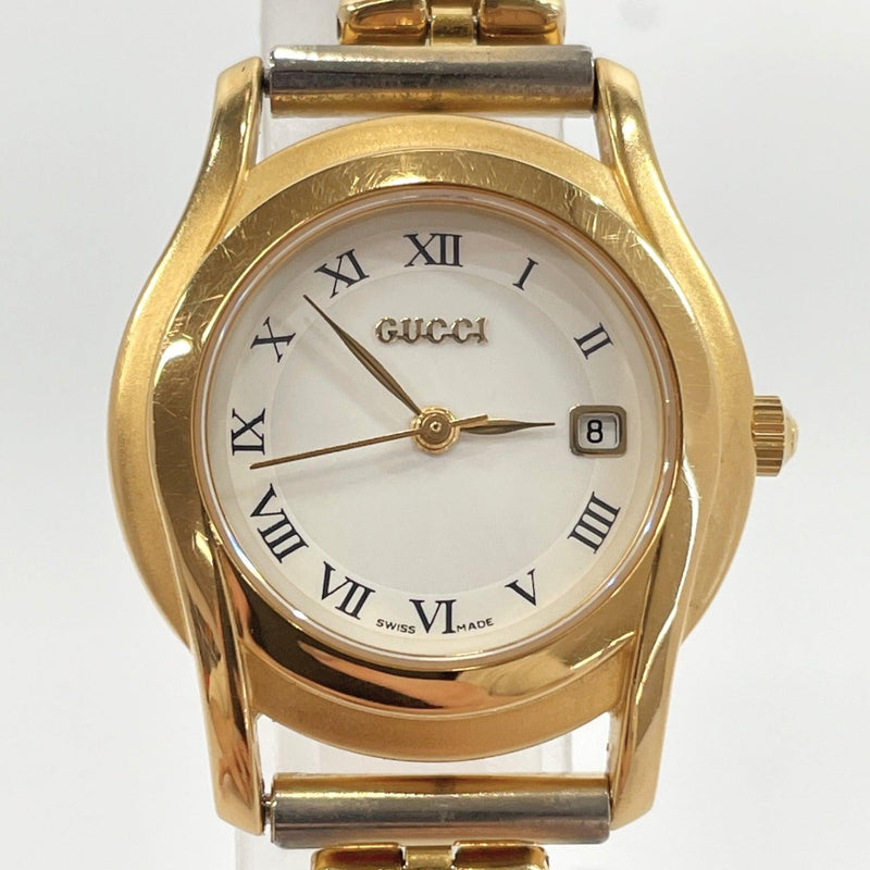 GUCCI Watches 5400L Quartz vintage Stainless Steel gold Women Used - JP-BRANDS.com