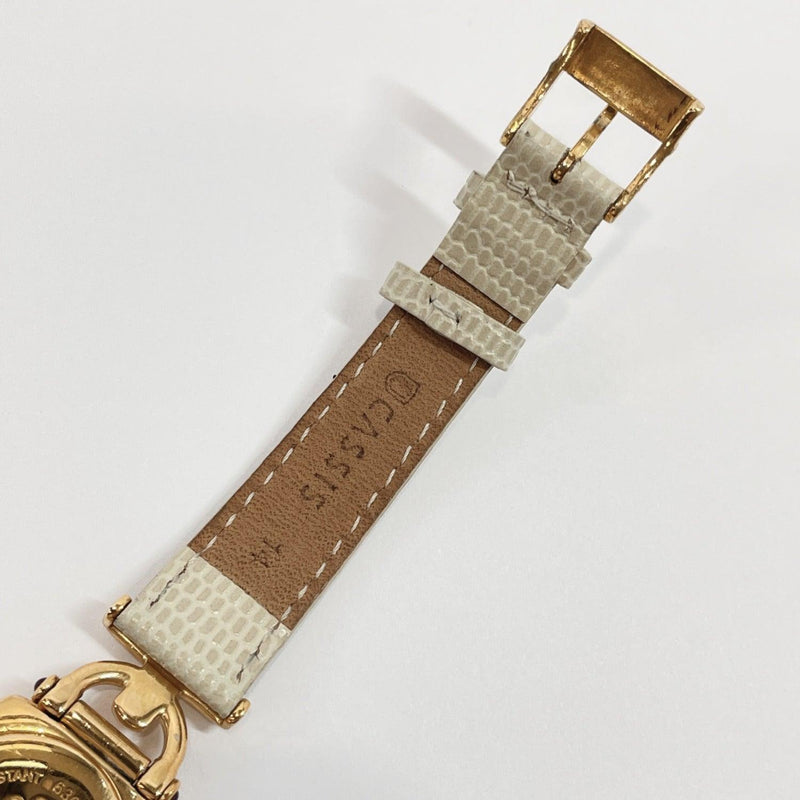 GUCCI Watches 6300 Quartz vintage Stainless Steel/leather gold Women Used - JP-BRANDS.com