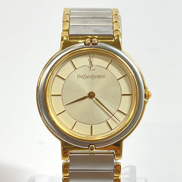 Yves Saint Laurent Gold and Silver Watch RT107 | eBay