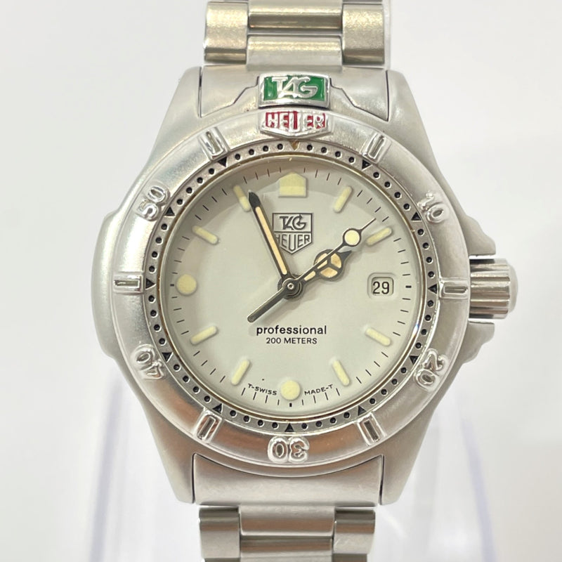 TAG HEUER Watches 999.708A Professional quartz Stainless Steel Silver Women Used