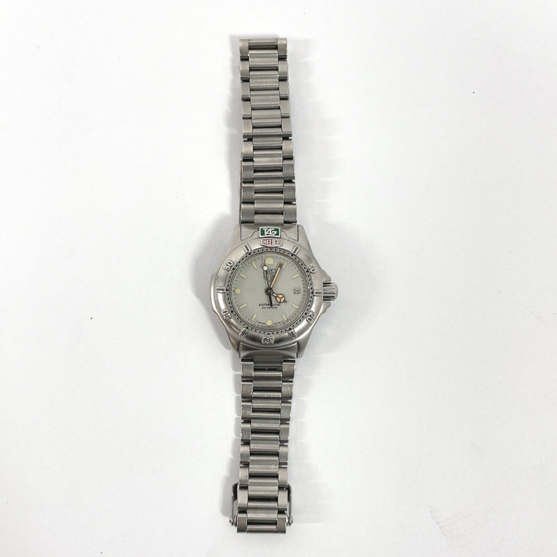 TAG HEUER Watches 999.708A Professional quartz Stainless Steel Silver Women Used