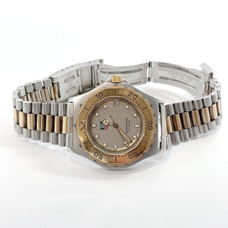 TAG HEUER Watches 934.206 Professional quartz combination Stainless Steel gold unisex Used