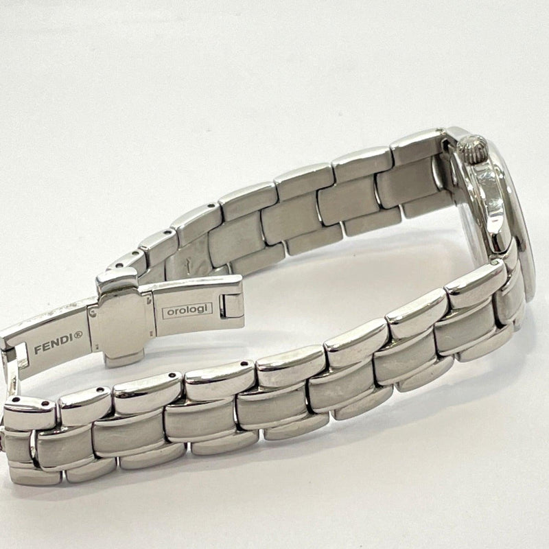 FENDI Watches 210L quartz Date Stainless Steel Silver Women Used - JP-BRANDS.com