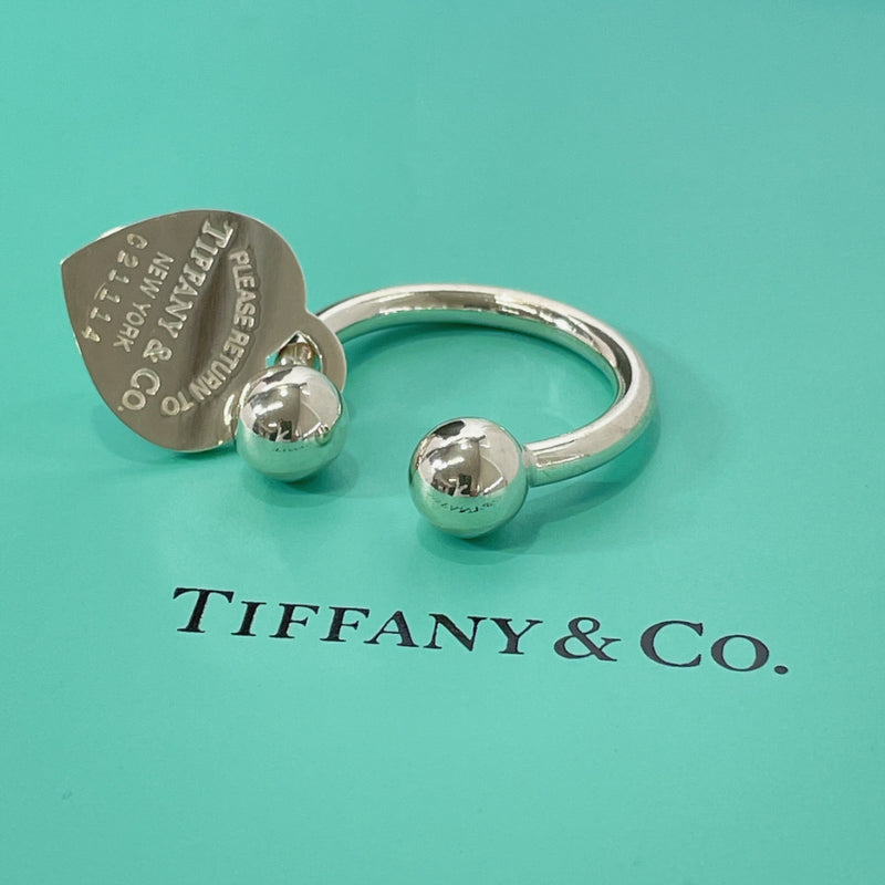 TIFFANY&Co. key ring Return to TIFFANY & Co. Heart plate type Silver925 Silver Women Used