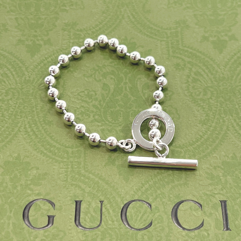GUCCI bracelet 1697AR Ball chain Silver925 Silver unisex Used