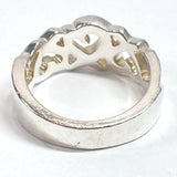 TIFFANY&Co. Ring Triple rubbing heart Silver925 13 Silver Women Used