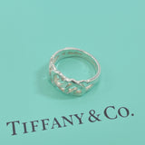 TIFFANY&Co. Ring Triple rubbing heart Silver925 13 Silver Women Used