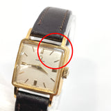 OMEGA Watches Hand Winding vintage Stainless Steel gold Brown Women Used