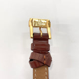 FENDI Watches 640L quartz Stainless Steel/leather gold Brown Women Used - JP-BRANDS.com