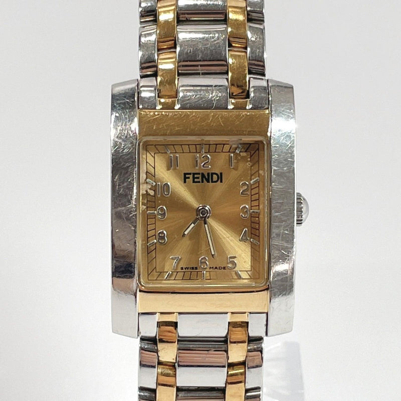 FENDI Watches 7000L quartz Stainless Steel Silver gold Women Used - JP-BRANDS.com
