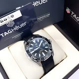 TAG HEUER Watches WAY201A-0 Aqua racer Caliper 5 Stainless Steel/rubber Black mens Used