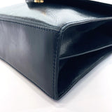 BALLY Handbag vintage leather Navy Women Used - JP-BRANDS.com