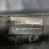 Salvatore Ferragamo Shoulder Bag BL-21 leather Navy Women Used