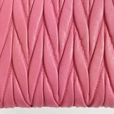 Miu Miu purse Materasse Round zip leather/Gold Hardware pink Women Used