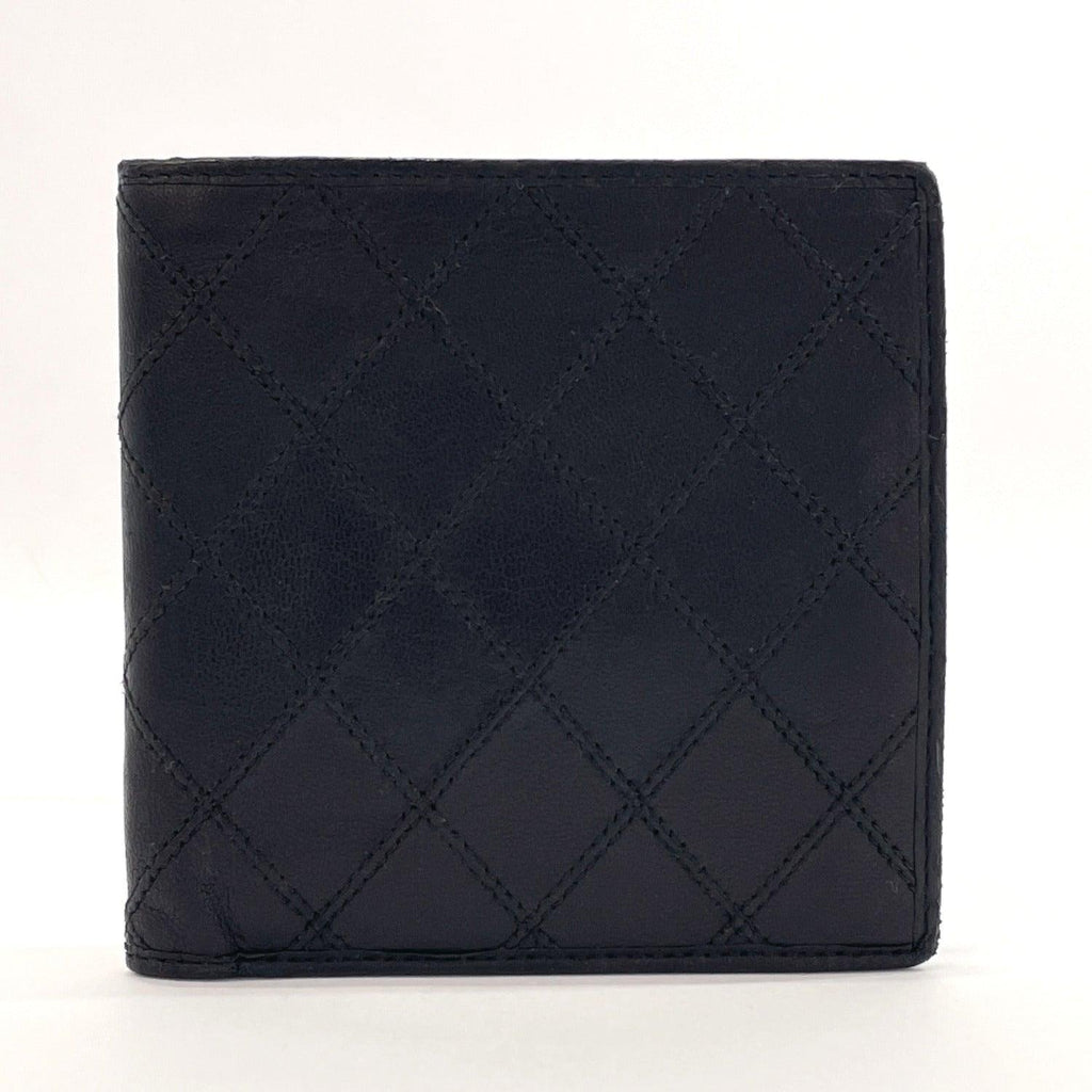 CHANEL wallet Bill Compartment Bicolore Vintage lambskin Black unisex –