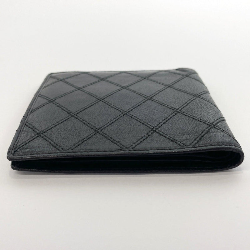 CHANEL wallet Bill Compartment Bicolore Vintage lambskin Black unisex –