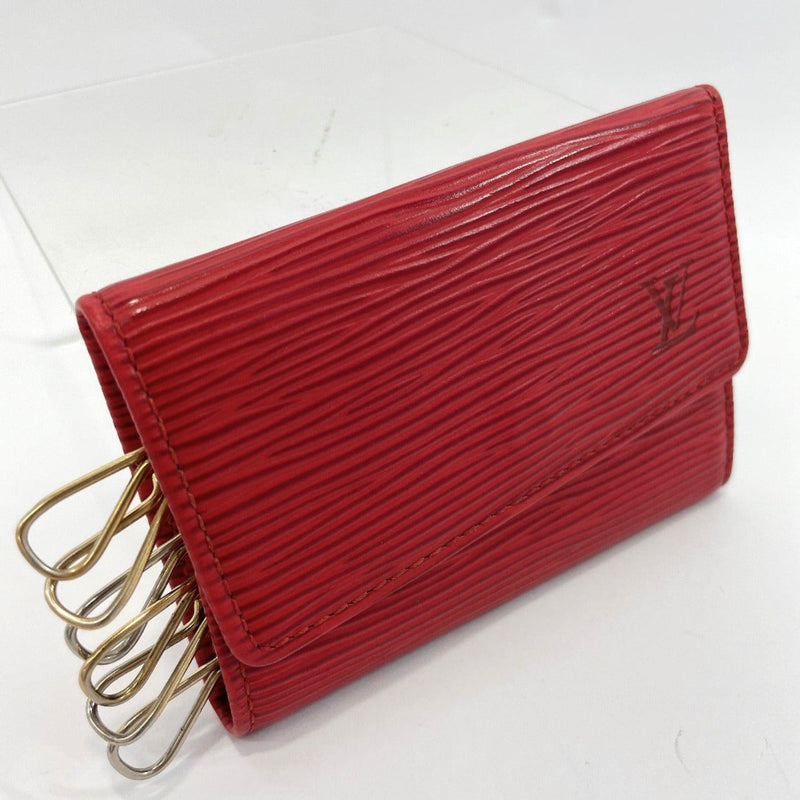 Louis Vuitton Castilian Red Epi Leather Multicles Key Case Holder Louis  Vuitton