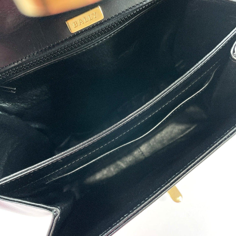 BALLY Handbag Vintage 2way Kelly type leather Black Women Used - JP-BRANDS.com