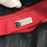 LOEWE Shoulder Bag anagram leather/Suede Black Women Used - JP-BRANDS.com