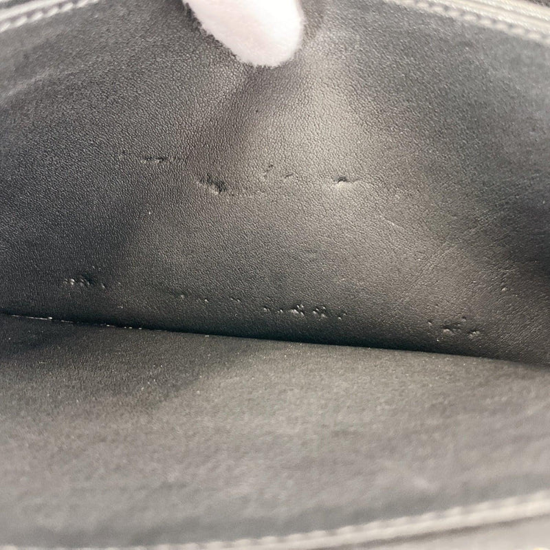 LOEWE purse anagram Round zip PVC/leather Black gray Women Used - JP-BRANDS.com