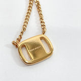 Salvatore Ferragamo Necklace Vala brass gold Women Used