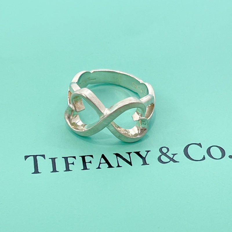 TIFFANY&Co. Ring Rubbing Heart Infinity Paloma Picasso Silver925 12 Silver Women Used