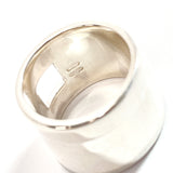 GUCCI Ring G logo motif Silver925 #9.5(JP Size) Silver Women Used
