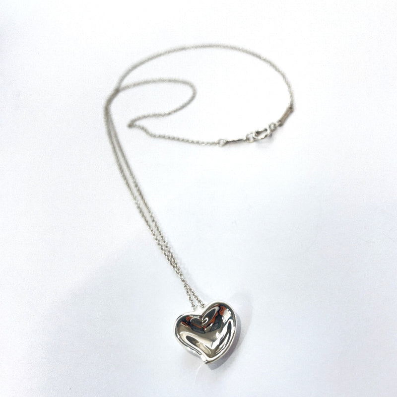 TIFFANY&Co. Necklace Curved heart Elsa Peretti Silver925 Silver Women Used