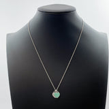 TIFFANY&Co. Necklace Return to TIFFANY & Co. heart Silver925/Synthetic resin Silver green Women Used
