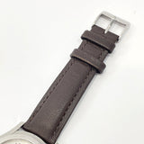 GUCCI Watches 5500M Stainless Steel Silver Brown mens Used - JP-BRANDS.com