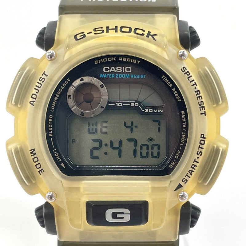 CASIO Watches DW-9000 G-SHOCK Extreme Synthetic resin yellow mens Used - JP-BRANDS.com