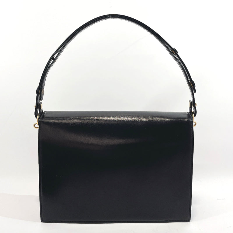 YVES SAINT LAURENT Shoulder Bag vintage leather Black Women Used