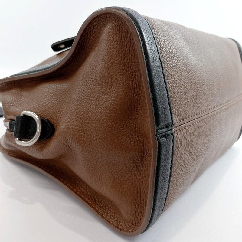 Alexander McQueen Shoulder Bag 544483 2way leather Brown Black Women Used - JP-BRANDS.com