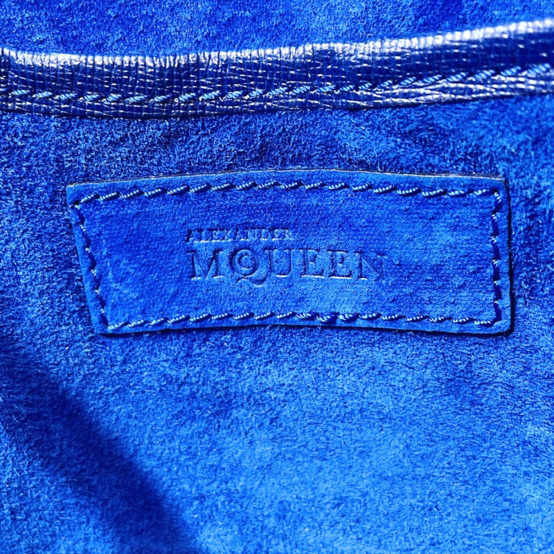 Alexander McQueen Shoulder Bag 544483 ChainShoulder leather/Suede blue Women Used - JP-BRANDS.com