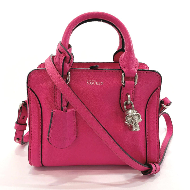 Alexander McQueen Handbag 2 way back leather pink Women Used - JP-BRANDS.com