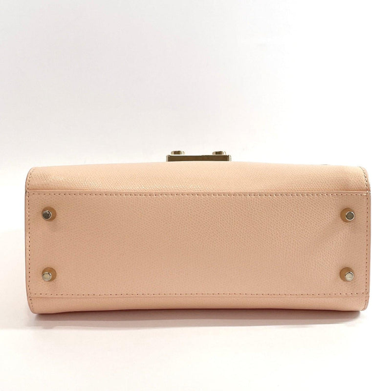 Furla Handbag 2way leather pink Women Used - JP-BRANDS.com