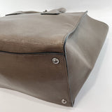 PRADA Tote Bag leather khaki Women Used