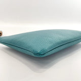 GUCCI Pouch 449652 clutch Bamboo leather green turquoise blue Women Used - JP-BRANDS.com