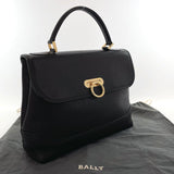 BALLY Handbag vintage leather Black Women Used - JP-BRANDS.com