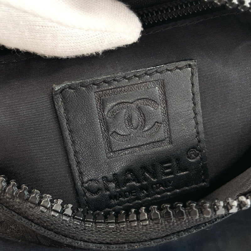 CHANEL Shoulder Bag Chanel Sport rubber/Nylon Black white Women Used –