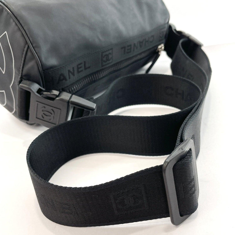 CHANEL Shoulder Bag Novelty Black With storage bag Japan Free Shipping 