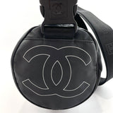 CHANEL Shoulder Bag Chanel Sport rubber/Nylon Black white Women Used - JP-BRANDS.com