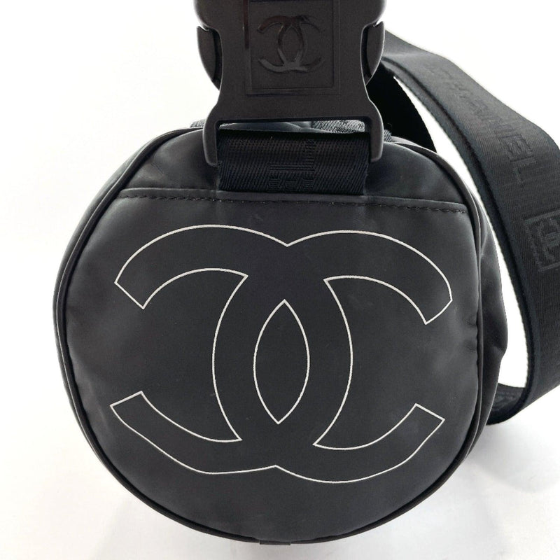 CHANEL Shoulder Bag Chanel Sport rubber/Nylon Black white Women Used –