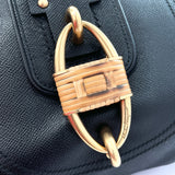 Salvatore Ferragamo Shoulder Bag FJ-21 7300 leather Black Women Used